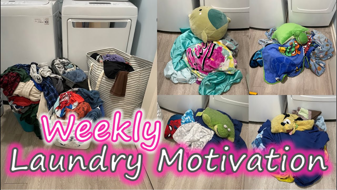 WEEKLY LAUNDRY MOTIVATION | 9 LOADS OF LAUNDRY FOR A BUSY MAMA OF FOUR | LOADS OF LAUNDRY MOTIVATION