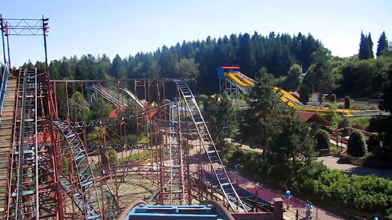 Himalayabahn front seat on-ride HD POV Schwaben Park