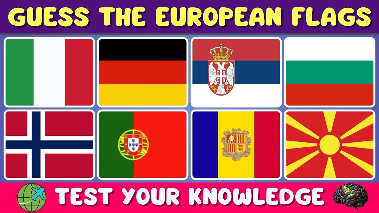 Only 10% Can Guess All European Flags! | Ultimate Flag Quiz | EU🧠