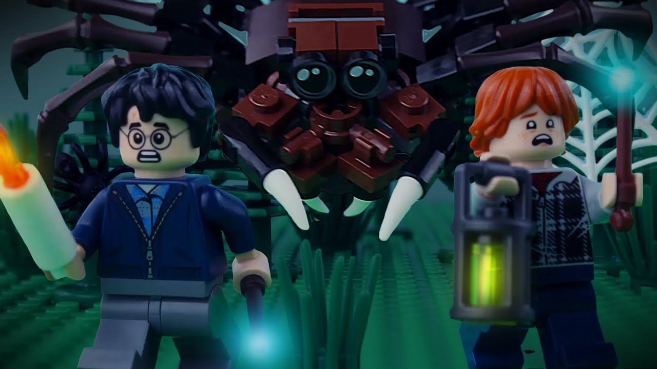LEGO Harry Potter STOP MOTION LEGO Halloween: Aragog's Lair | LEGO Harry Potter | By Billy Bricks