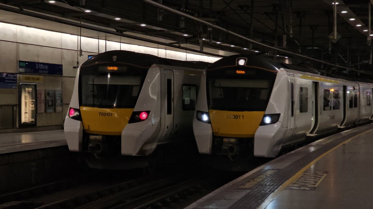 Trains at London King's Cross St Pancras | Thameslink Trains! Class 700s 16.07.24