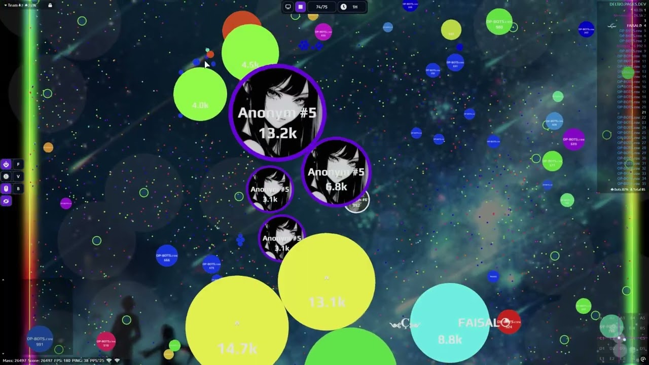 Agar.io East Asia Multibox Takeover#2 OP-Bots