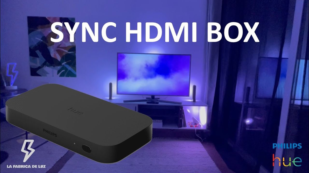 Sync Box HDMI Play / Sincroniza tu televisor con Philips Hue