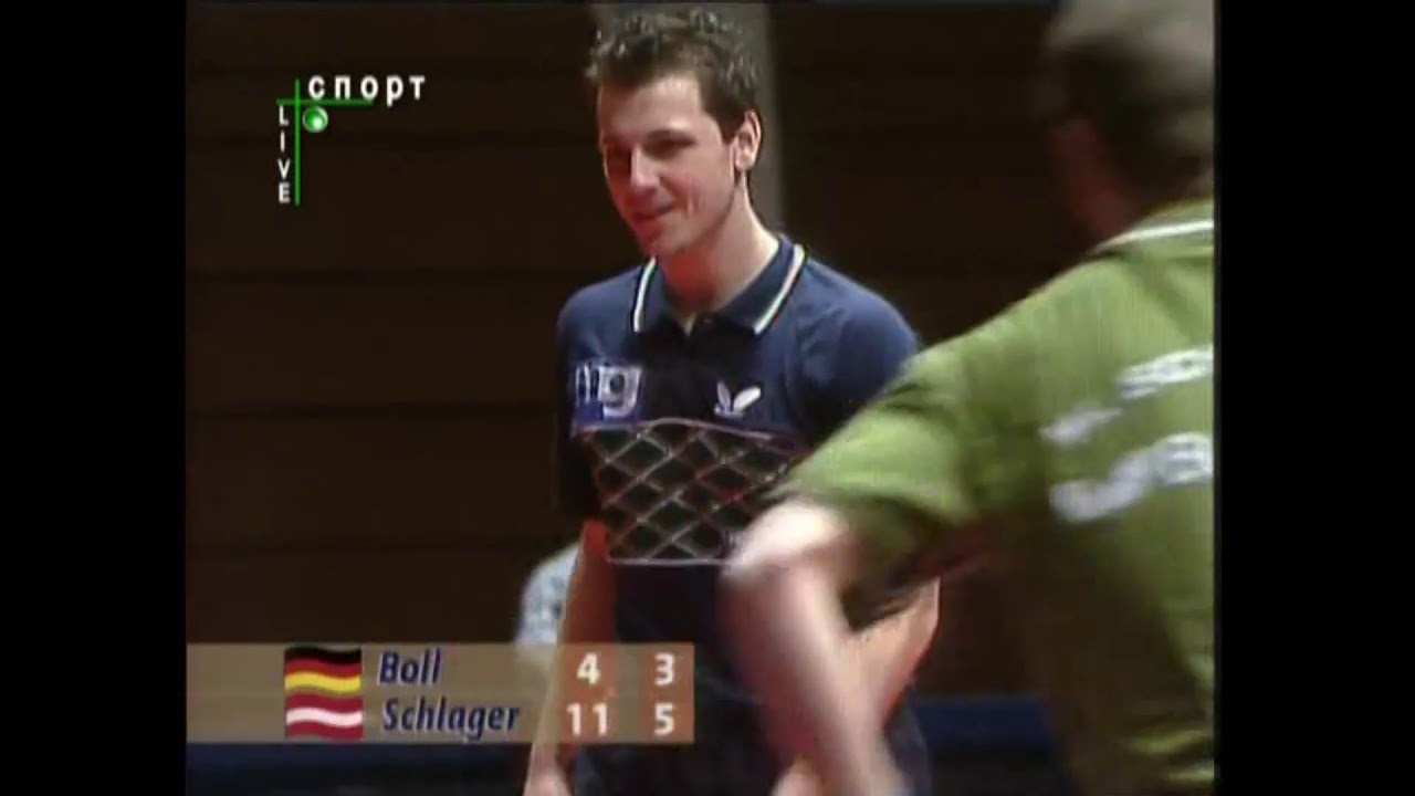 Table tennis Saabrucken 2003 Timo Boll - Werner Schlager