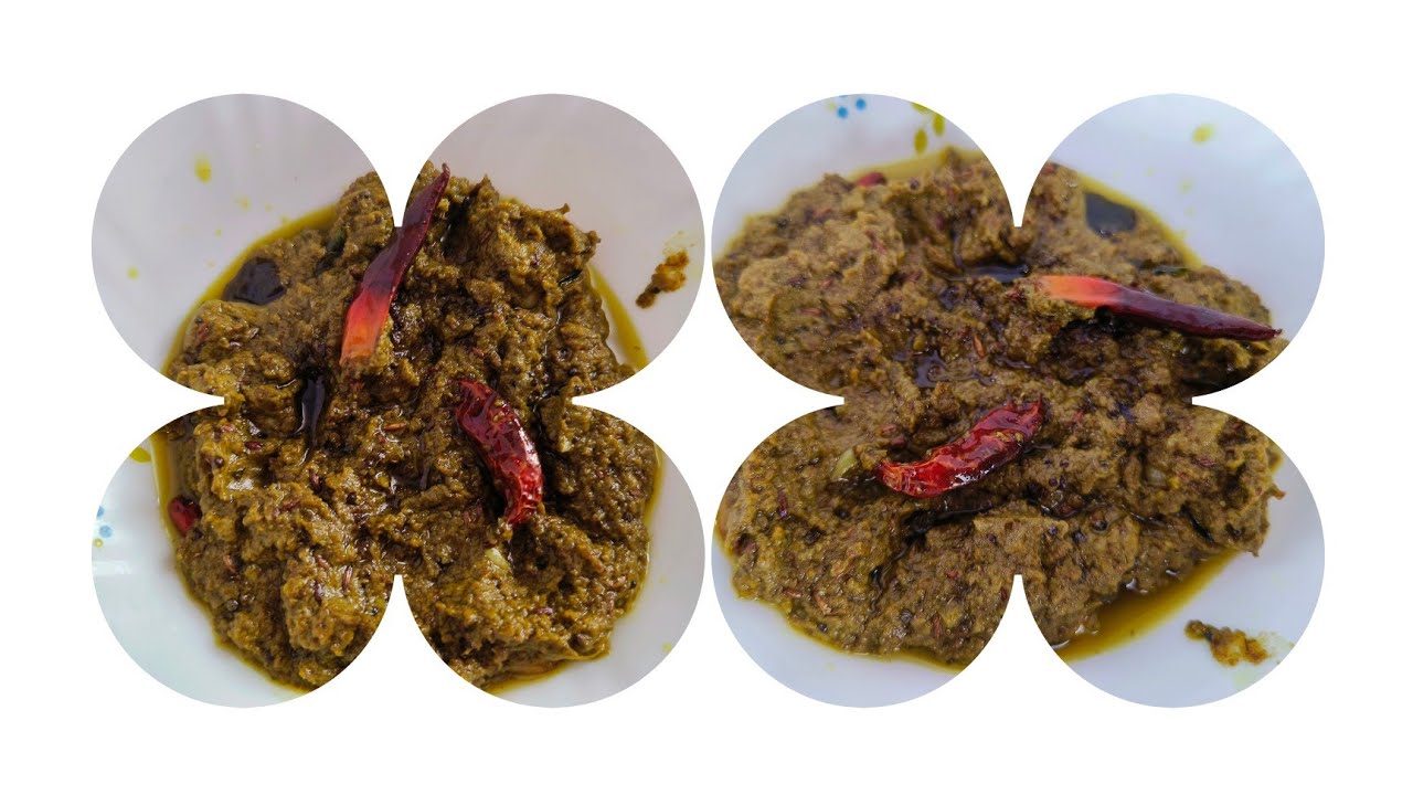 Til palli ki chatni ambade ki bhaji mix 