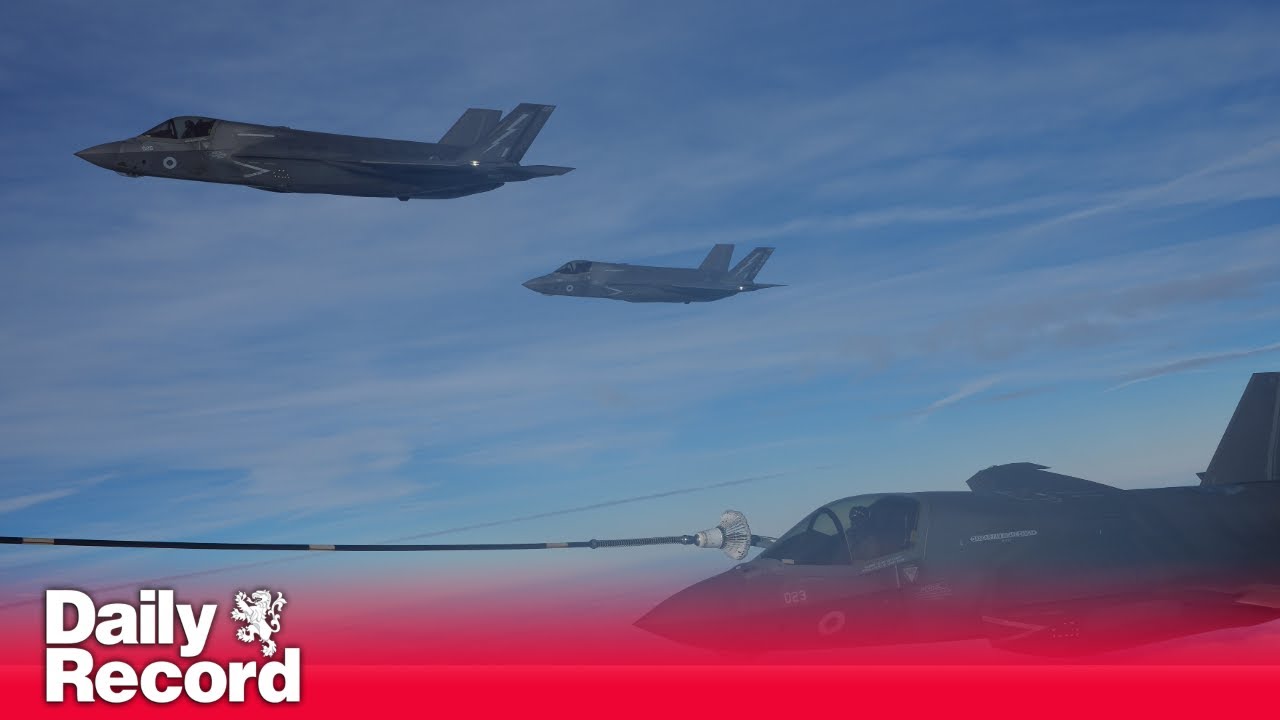 RAF F-35 fighter jets return home after Carrier Strike Group deployment