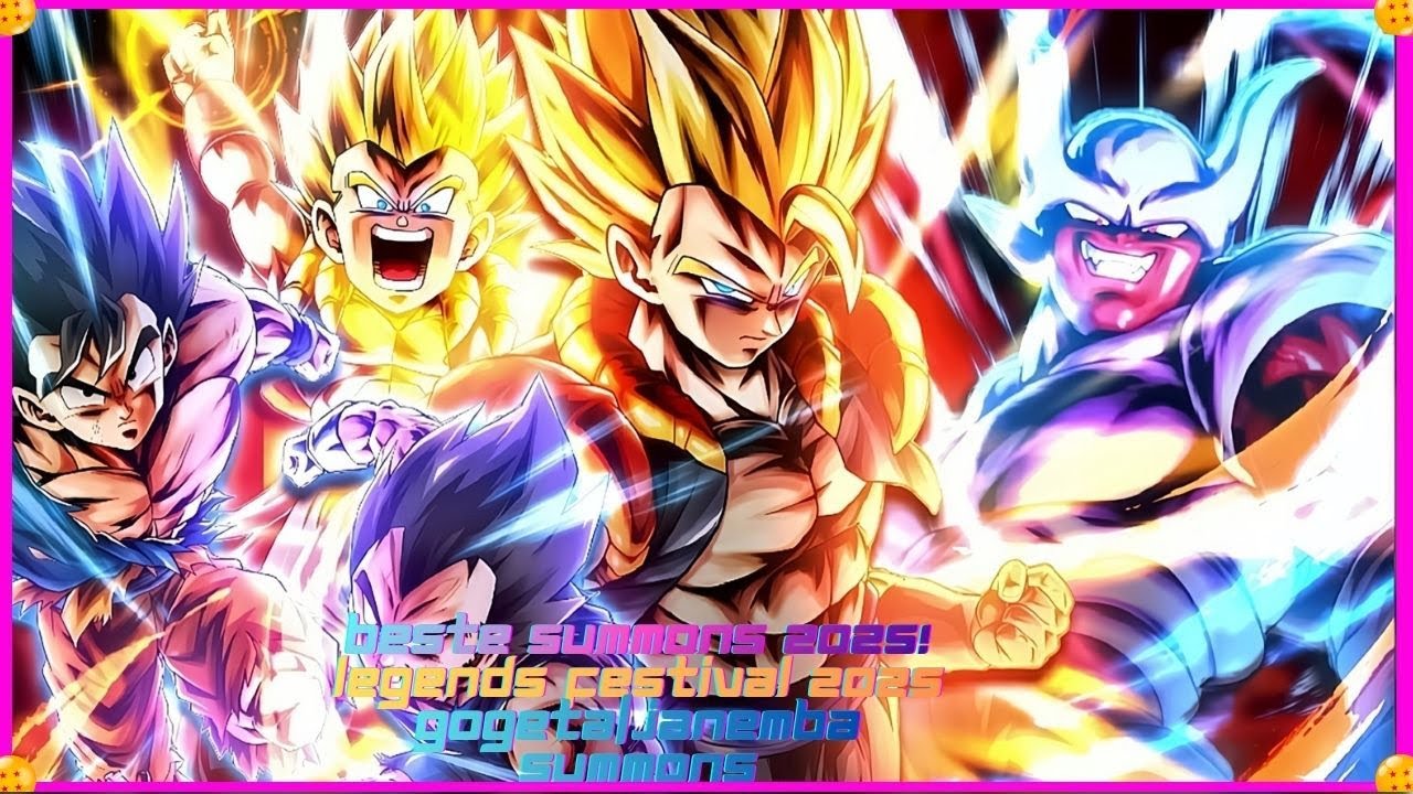 MEINE BESTEN PULLS 2025! Legends Festival LF Gogeta & Jamenba Summons  - #dragonballlegends Deutsch