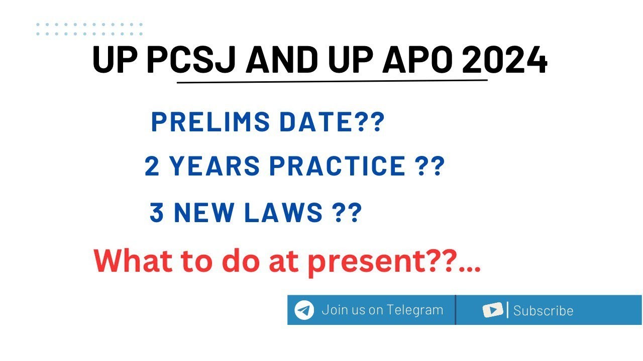 UP PCS-J AND UP APO 2024 NOTIFICATION | UP PCS J 2024 VACANCY | UP APO 2024 VACANCY |