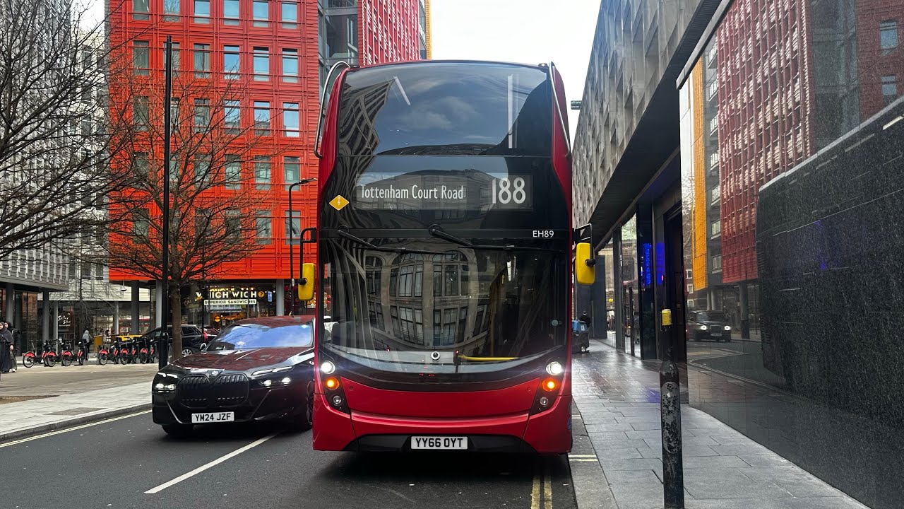 *Rare* Journey on Route 188 to Tottenham Court Road| GAL EH89 YY66 OYT