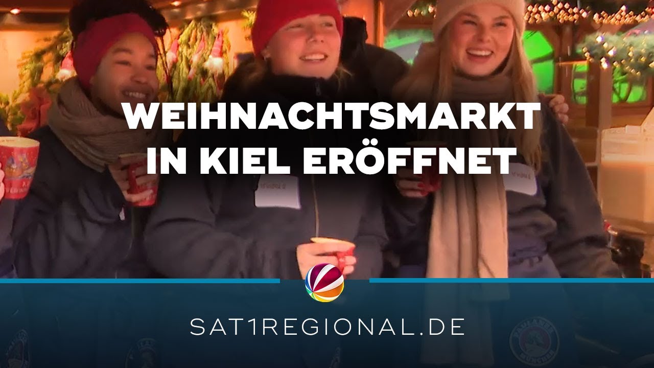 Weihnachtsmarkt in Kiel eröffnet – Sicherheit im Fokus