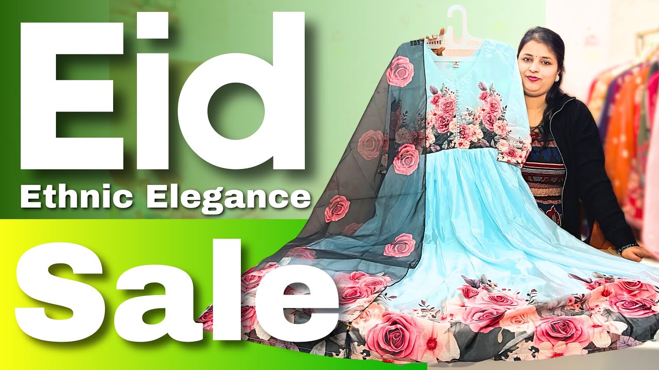Eid 🌙 #sale 🔥 Premium Kurtis | Muslin Suits, Cotton Suits Designer Anarkali, Party Wear & More!