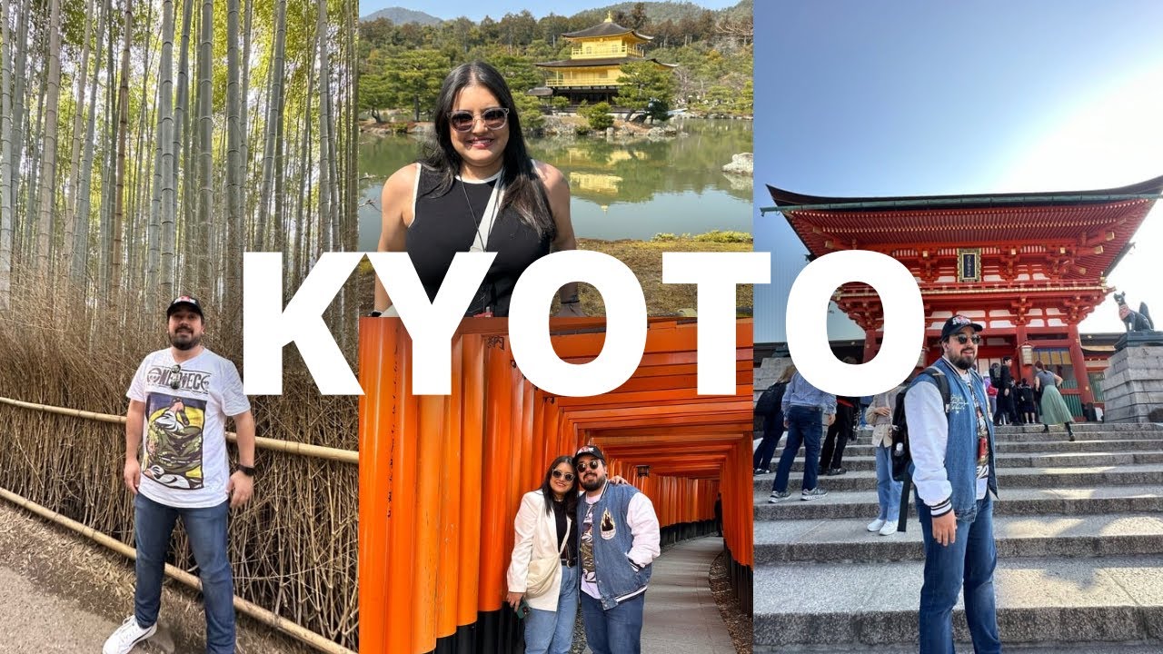PROVANDO COMIDAS DE RUA NO JAPÃO, FUSHIMI INARI TAISHA, KINKAKU-JI, E BAMBOO FOREST-CASEI E IMIGREI 