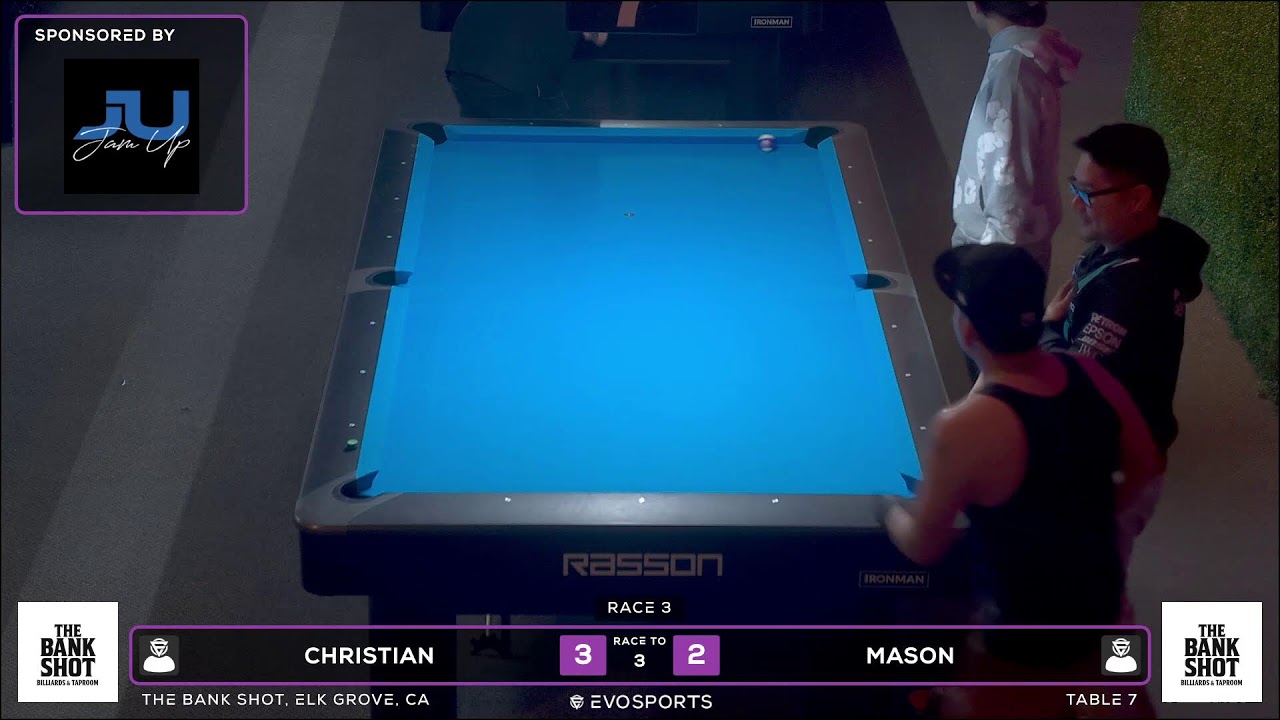 CHRISTIAN vs MASON - THE BANK SHOT - TABLE 7 | EvoSports