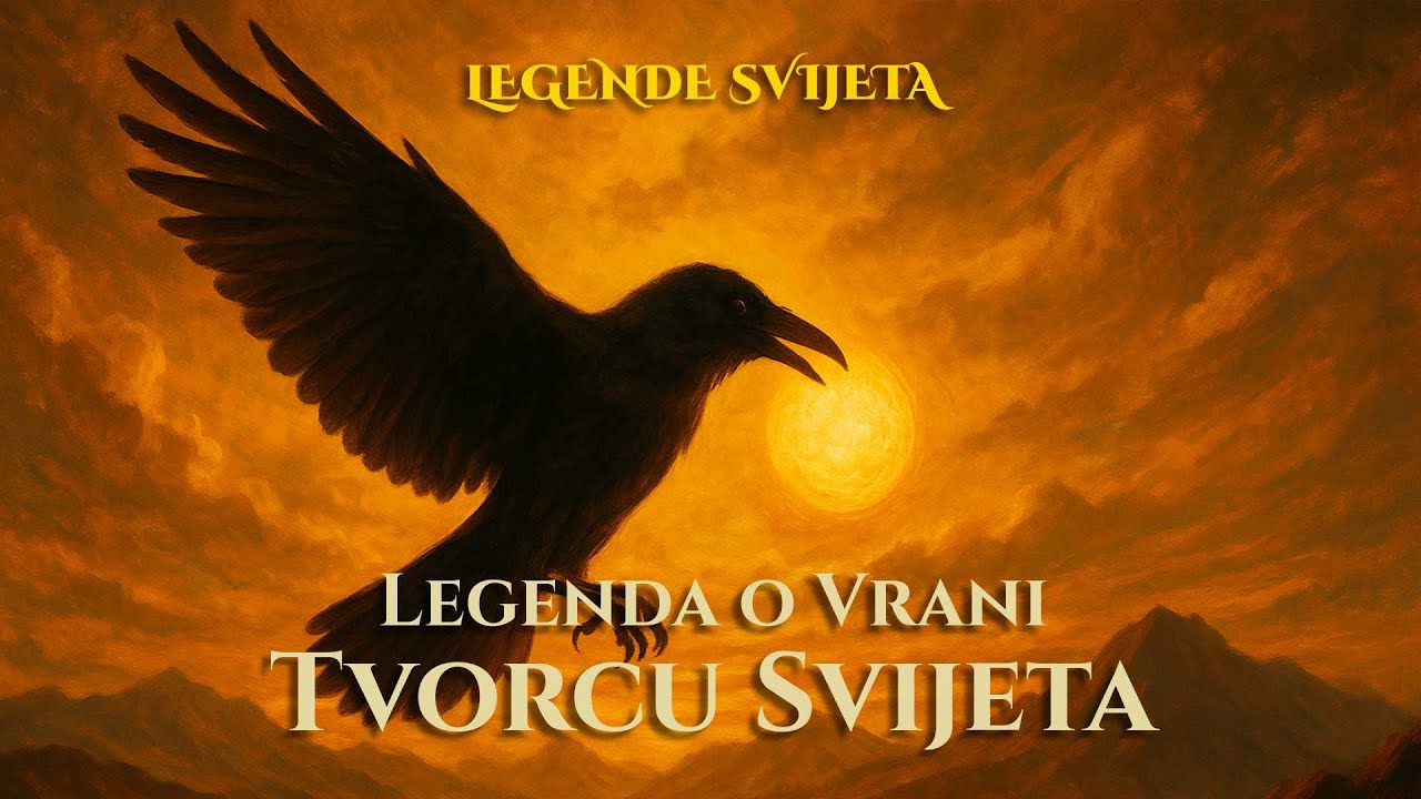 Ko je stvorio svijet? Indijanska legenda o Vrani | Legende Svijeta | Priča za laku noć