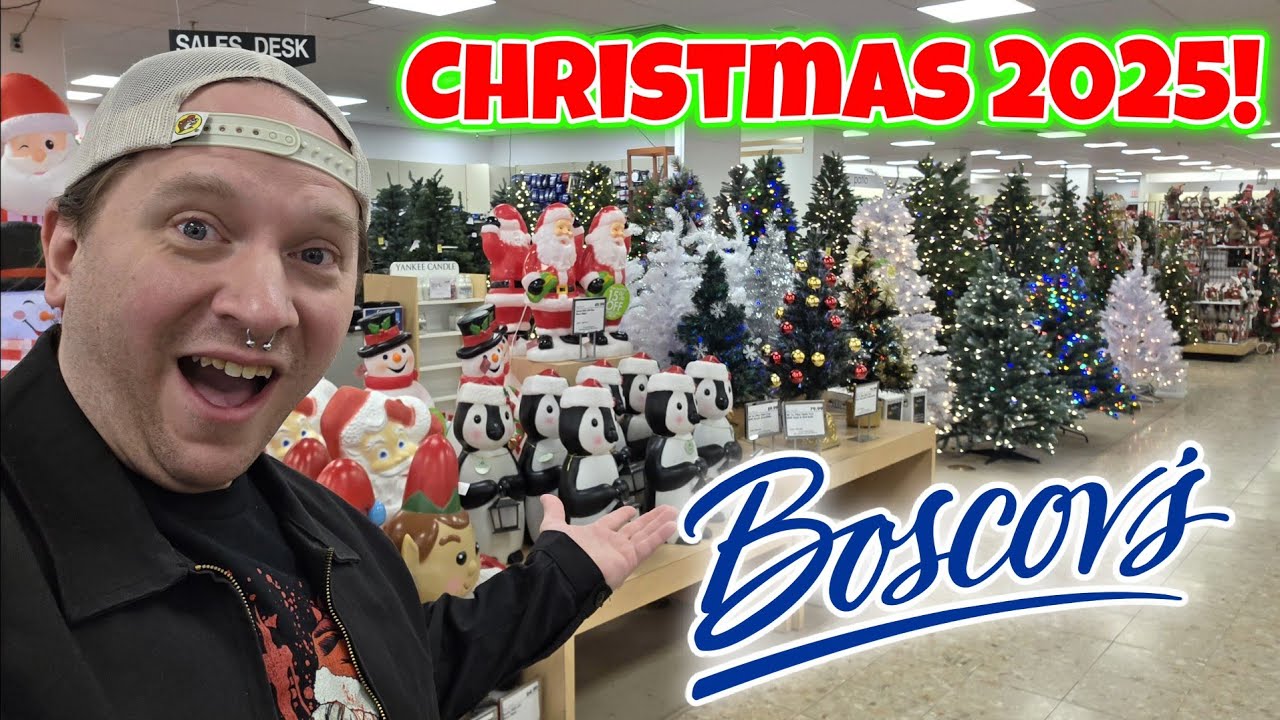 Рождество 2025 года в Boscov's - Мурстаун, Нью-Джерси