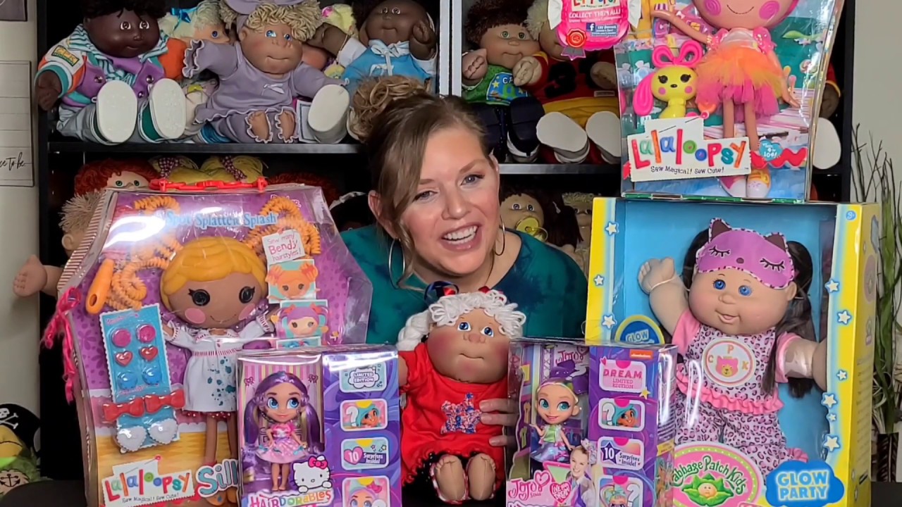 Cabbage Patch Kids Cabbie Mail Toy Haul Xavier Roberts doll, Lalaloopsy, hairdorables, Hello Kitty