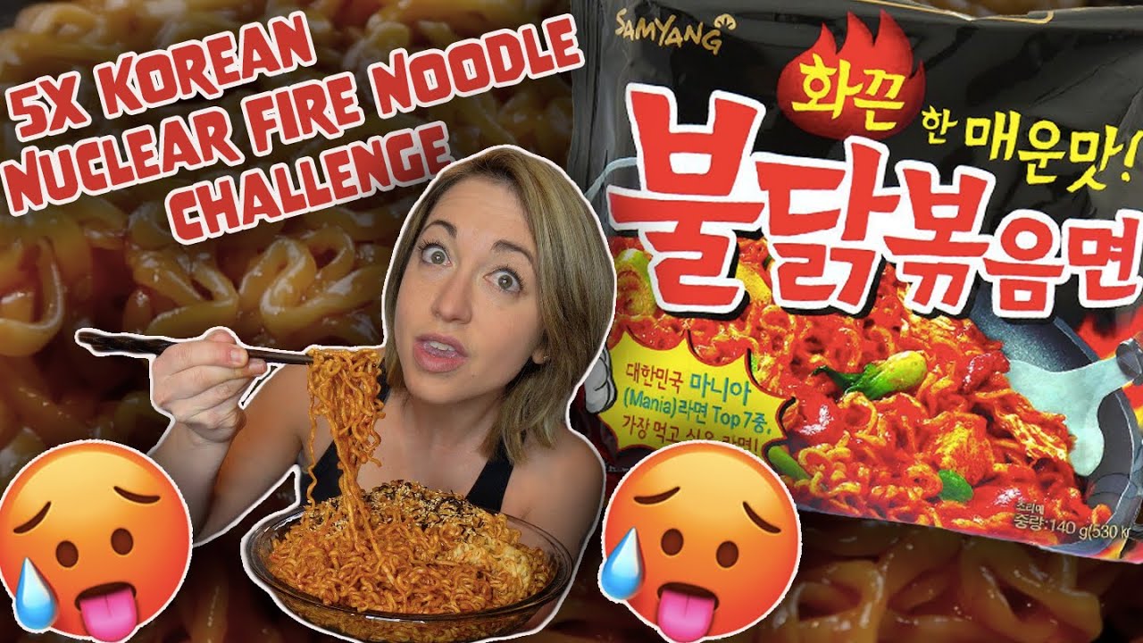 5X NUCLEAR FIRE NOODLE CHALLENGE