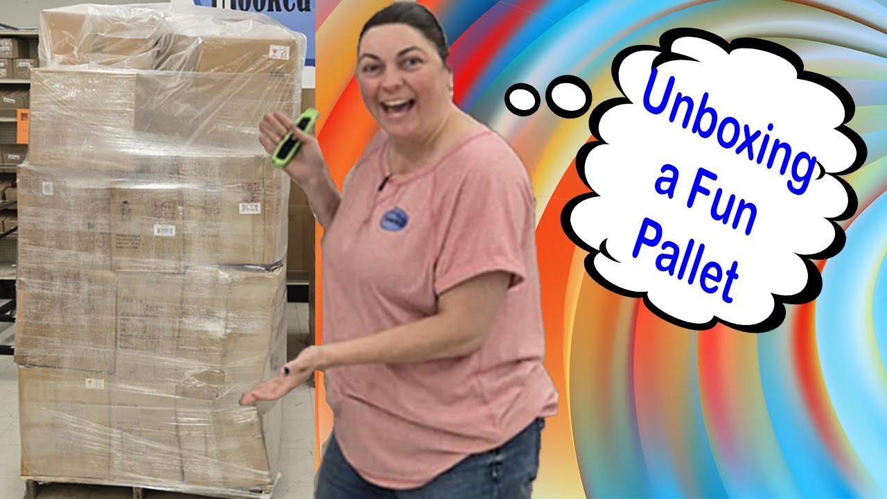 Unboxing a Fun Pallet of Items. We Are spinning and naming Animals and much more!