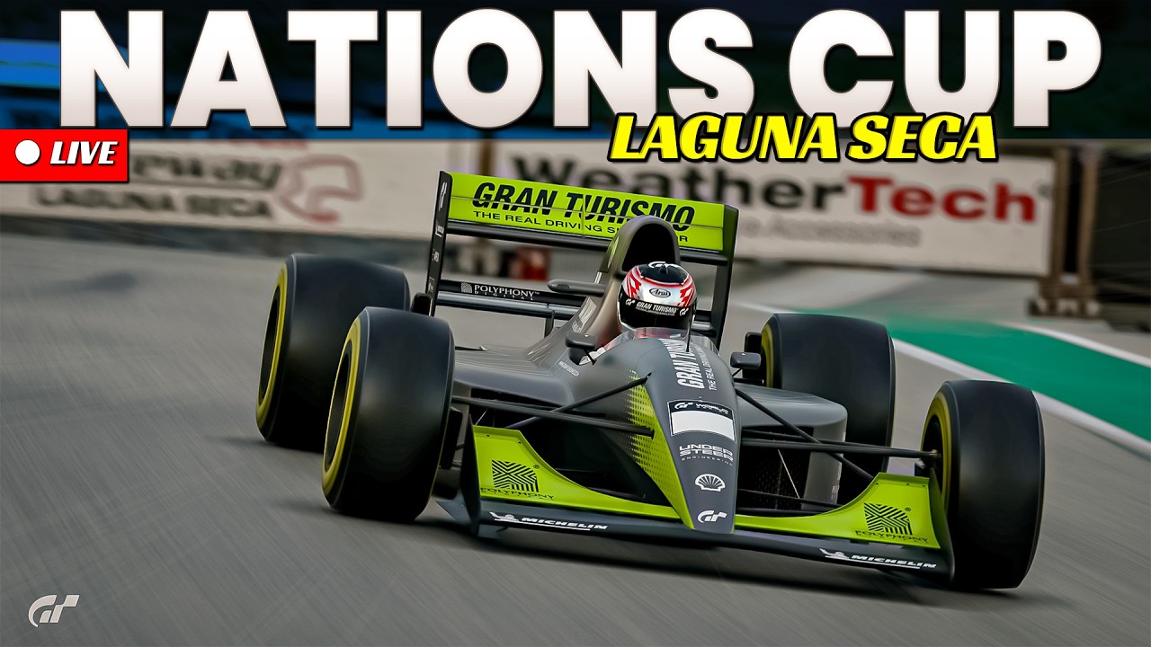🔴 GT7 LIVE | Formula Cars At Laguna Seca - Nations Cup Rd.2