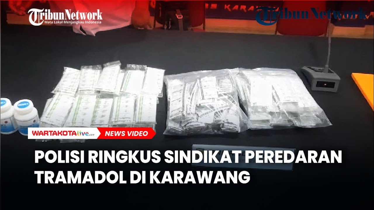 Sindikat Tramadol Diringkus Polres Karawang