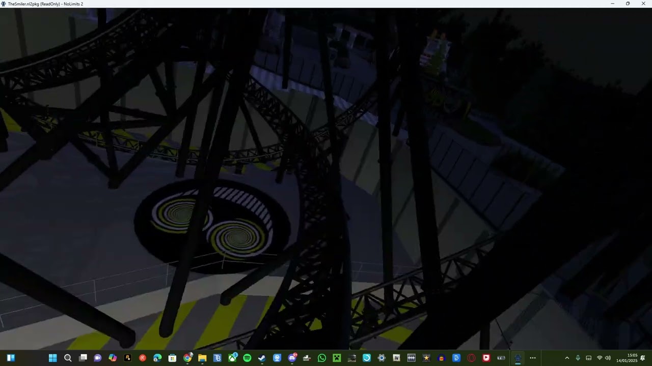 the smiler alton towers pov right side front row day time on no limits 2