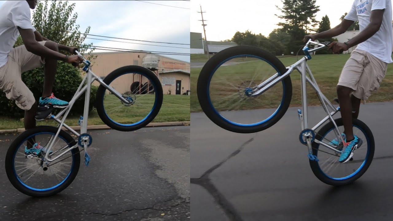 TRICKS ON MY MONSTER QUAD FINALLY!!