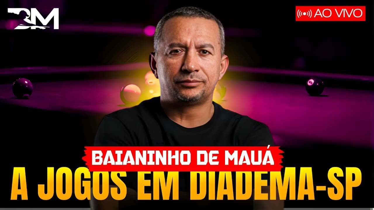 BAIANINHO DE MAUA A JOGOS EM DIADEMA SP   -NARRACAO DIEGO BAR SINUCA #sinucaaovivo