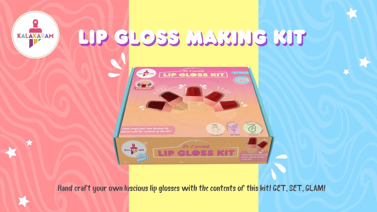 Make your Own Lip Gloss With Kalakaram DIY Kit I Beginner Level I Step-By-Step Tutorial