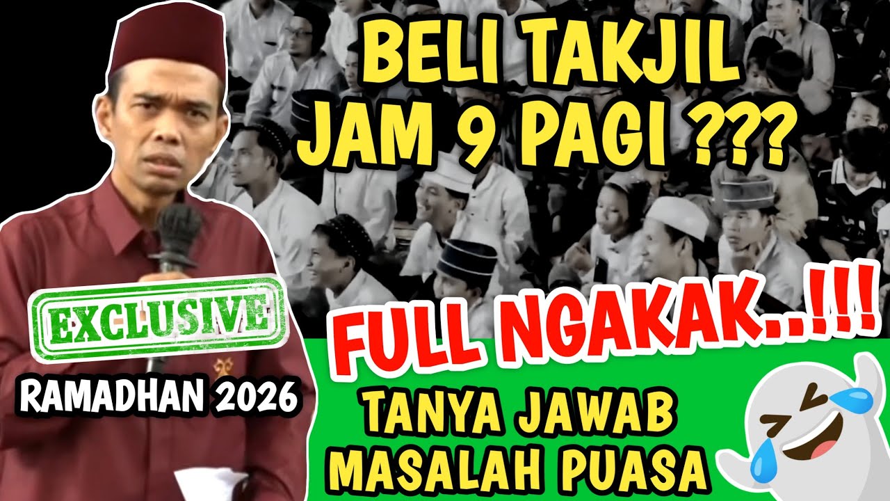 FULL Bikin Ngakak..!!! Uas sampai ikut ketawa... Tanya Jawab lucu masalah puasa