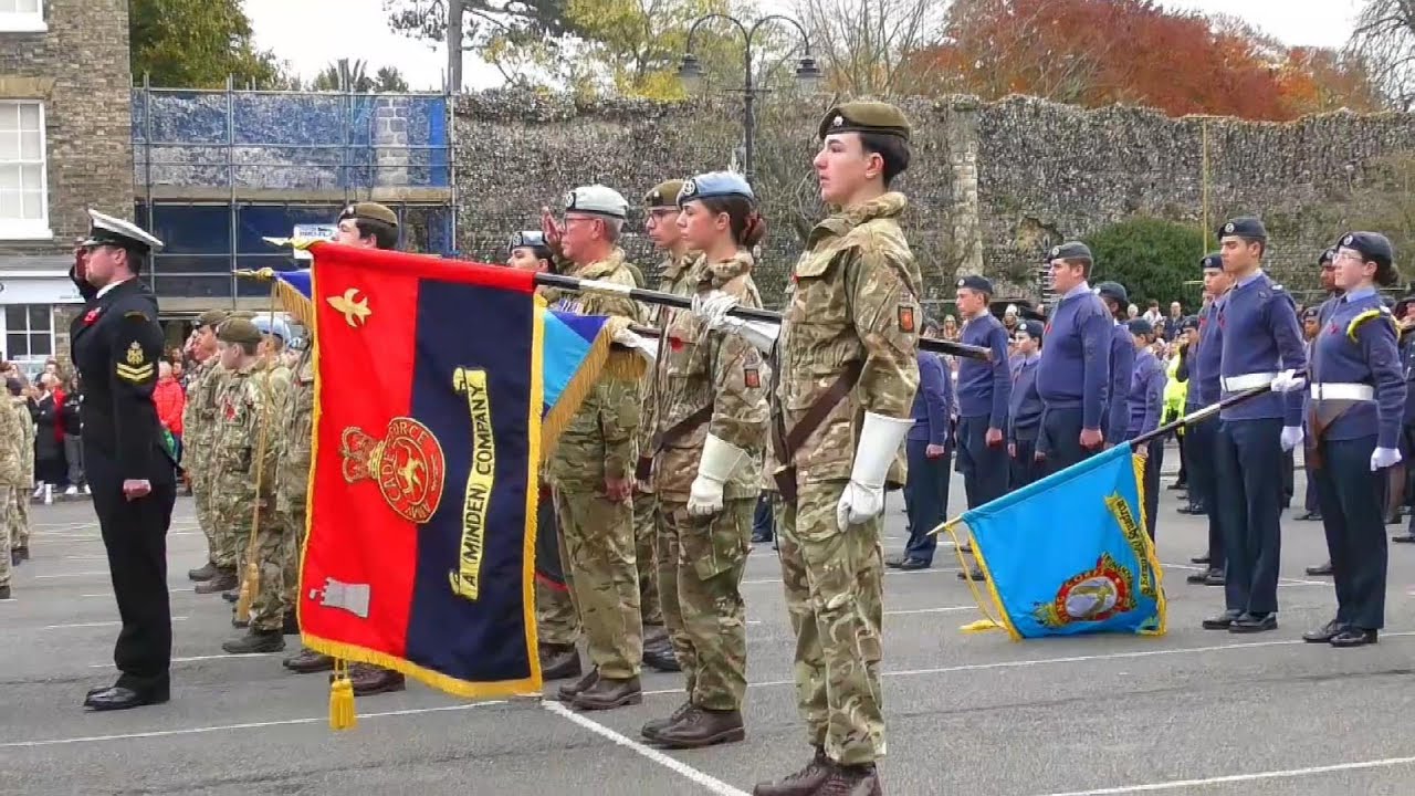 REMEMBRANCE SERVICE, BURY ST EDMUNDS, SUFFOLK ~ 2024