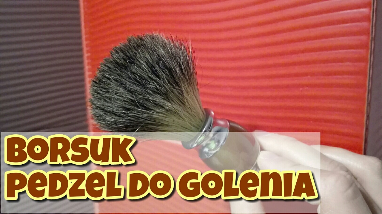 Opinia pędzel do golenia z włosa borsuka zakupy z Chin. Badger review.