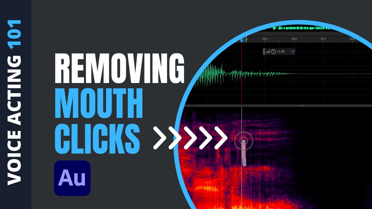 Removing Mouth Clicks from Voice-Over using Adobe Audition
