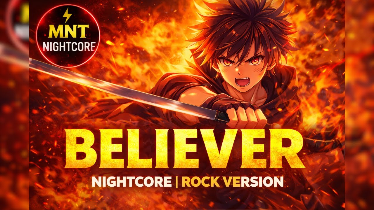 Believer – Imagine Dragons | Nightcore Rock Version