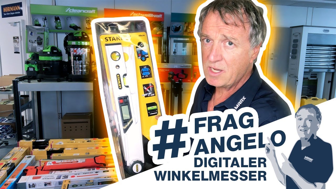 Frag Angelo &ndash; Digitaler Winkelmesser von Stanley | Marx24