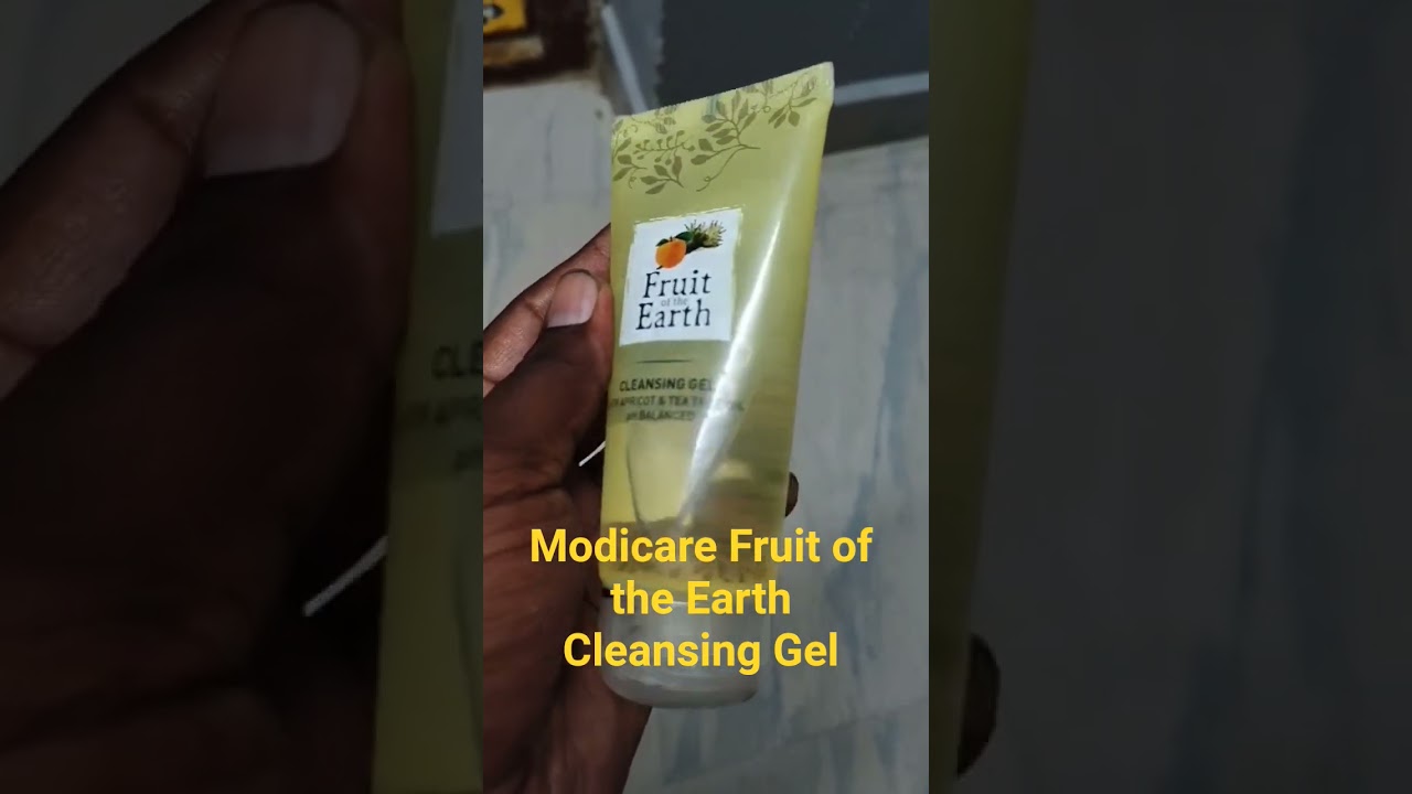 Modicare Fruit of the Earth Cleansing Gel with apricot tea tree Oil PH balanced | Pimples Treatment