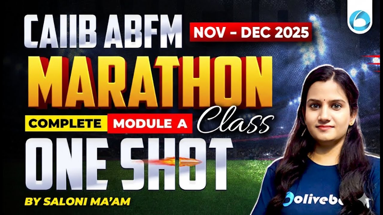 CAIIB ABFM Module A Marathon 2025 | ABFM One Shot | CAIIB Marathon | CAIIB Nov-Dec 2025