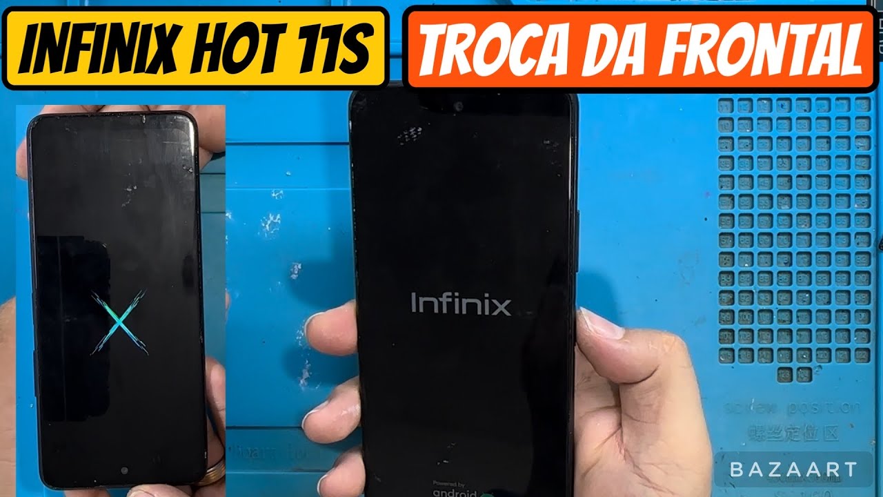 Como Trocar touch completo INFINIX HOT 11s Passo a passo | Infinix Hot 11s Não funciona touch
