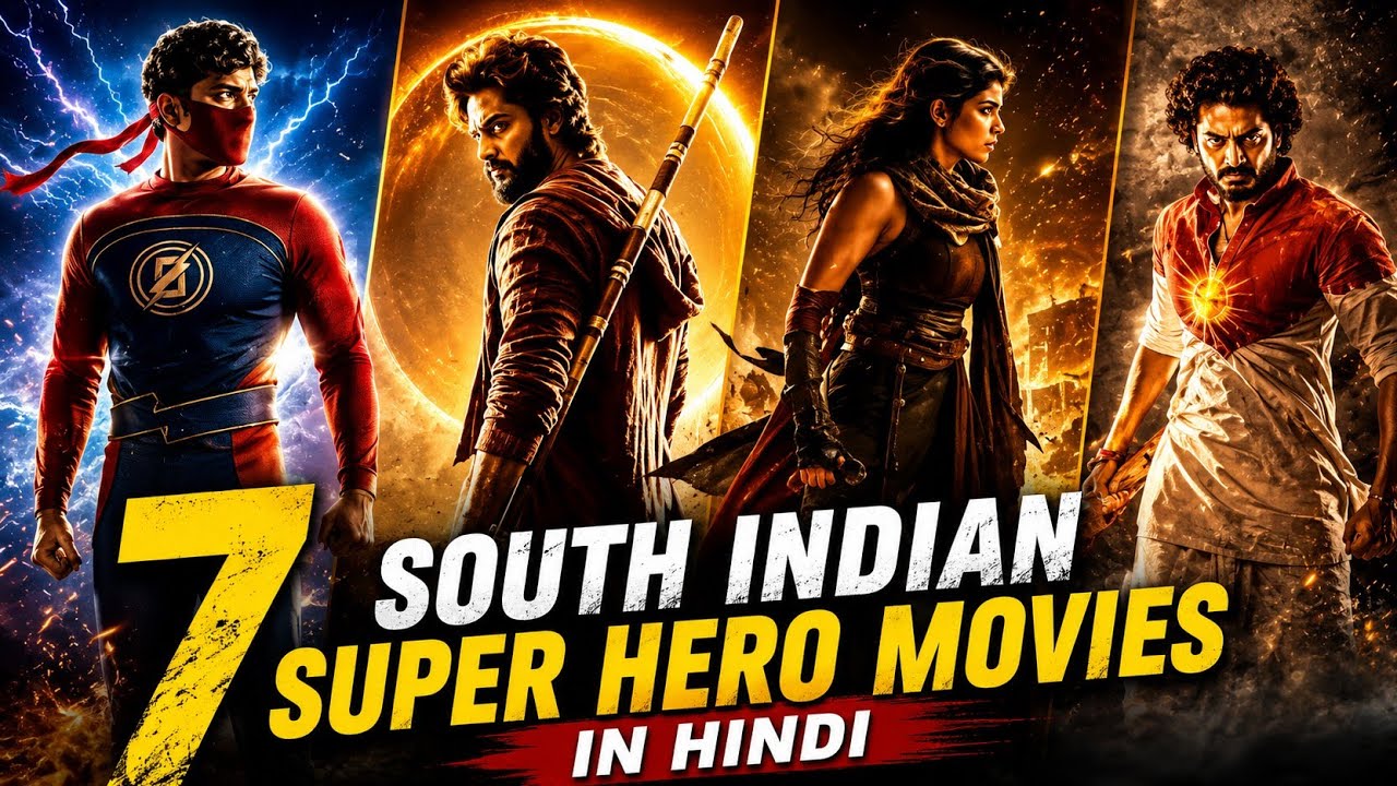 Top 7 South Indian Super Hero Movies In Hindi || Best South Indian Movie|| Moviewinz||
