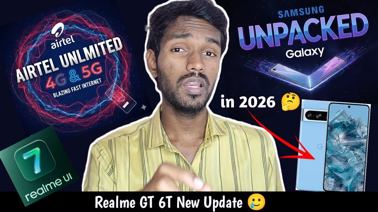 Pixel 8 Pro in 2026❓Unlimited 4G and 5G Plan on Airtel 💥 - Realme UI 7.0 New Update 🥲 #pixel8pro 