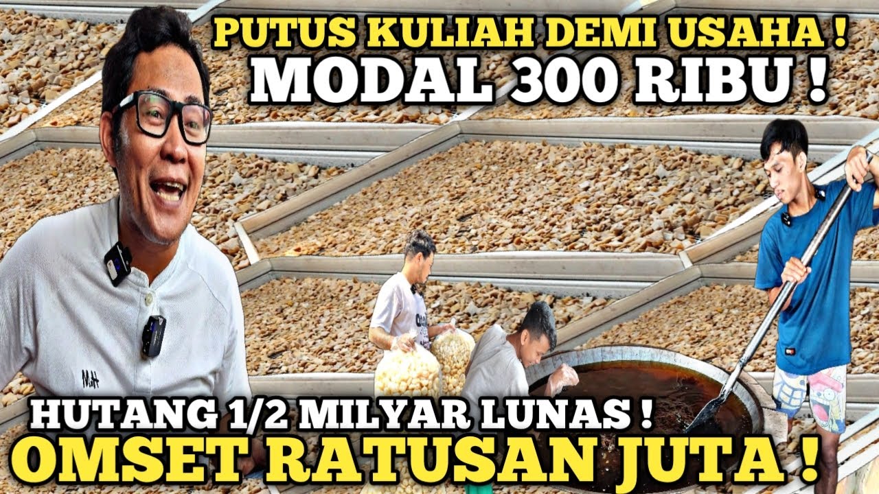 SUKSES USAHA KERUPUK KULIT DARI MODAL 300 RB ! BISA LUNASIN HUTANG 1/2 MILYAR IDE BISNIS RUMAHAN