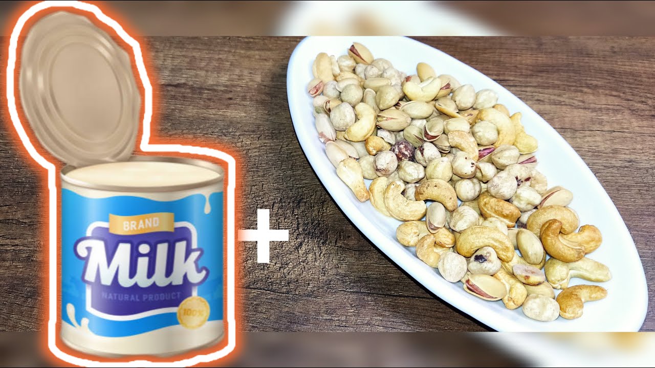 Ice cream Nutty Delight with Condensed Milk