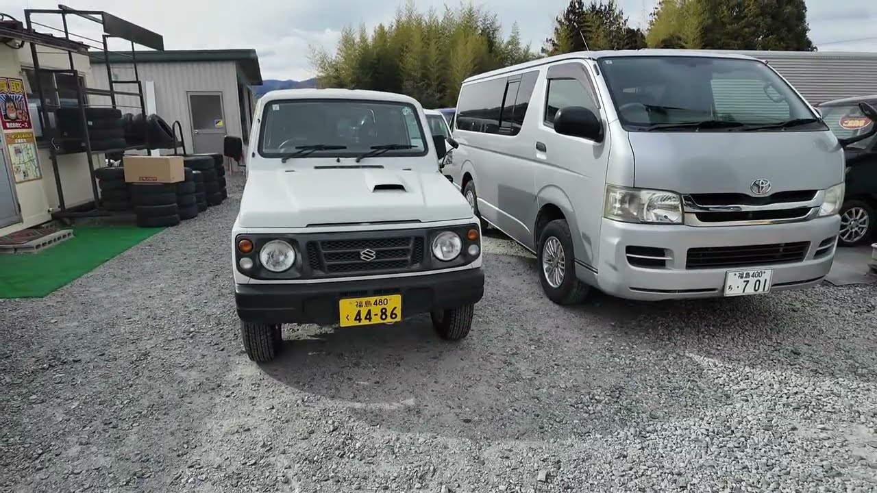 【買取ハイエース＆ジムニー】輸出向け・スクラップ向け、古い・過走行でも、どんな車も買取ります♪田舎の中古車屋ピース・福島県相馬市発
