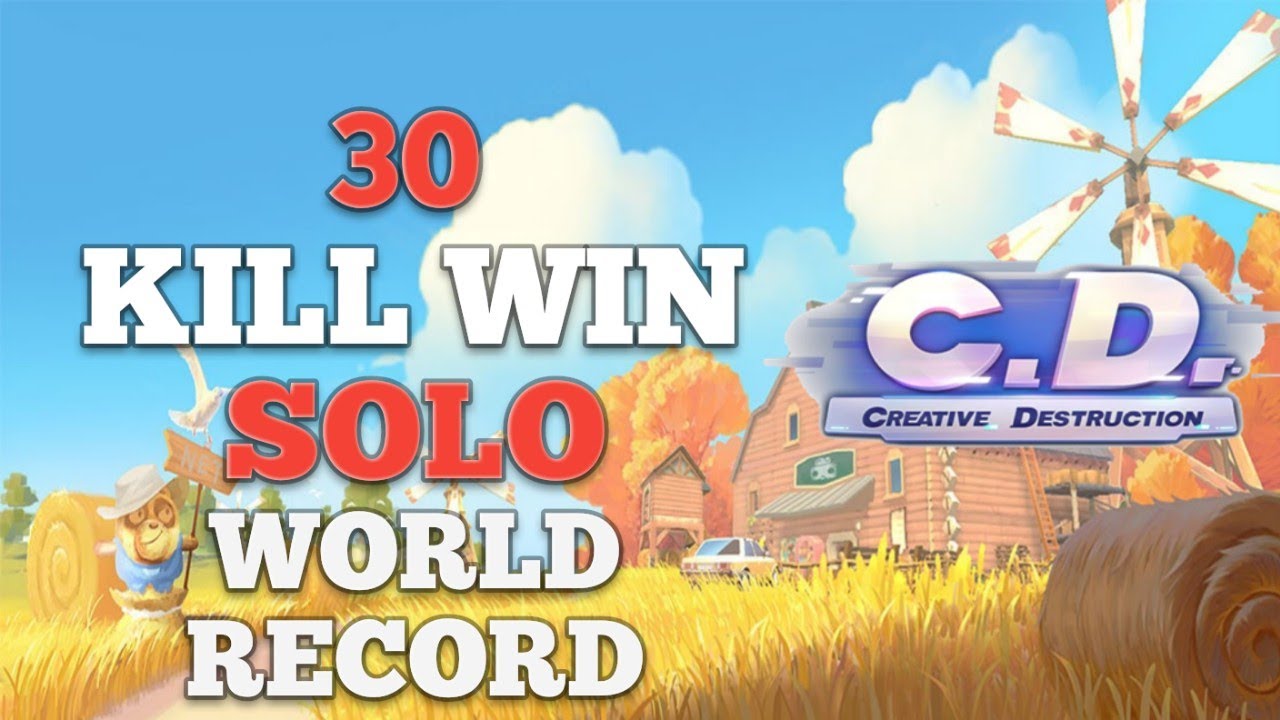 30 Kill Solo World Record (Creative Destruction)