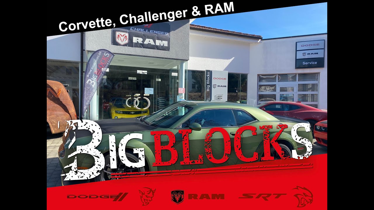 Corvette, Challenger & RAM by BigBlocks