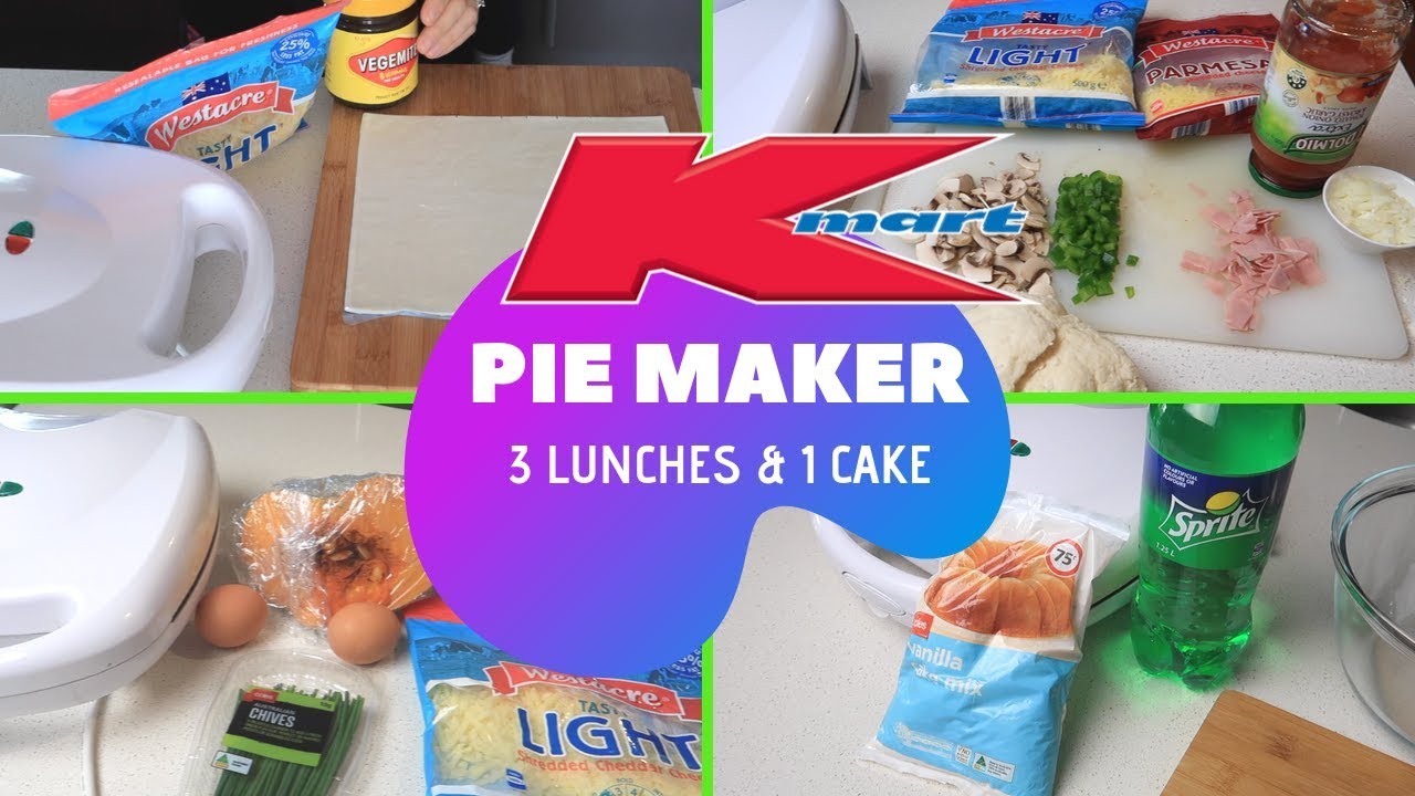 KMART PIE MAKER HACKS | QUICK AND EASY PIE MAKER RECIPES | Lunchbox Ideas For Adults and Kids