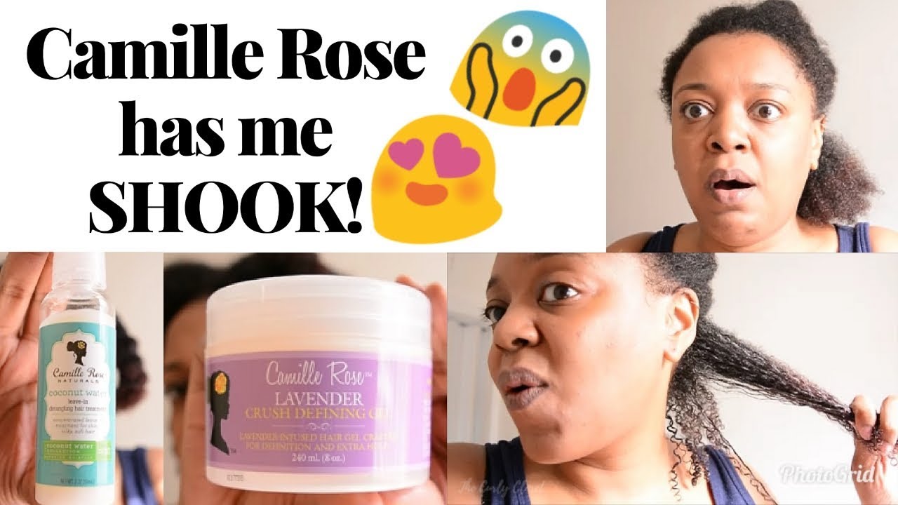 CAMILLE ROSE COCONUT WATER LEAVE-IN & LAVENDER CRUSH GEL FIRST IMPRESSIONS REVIEW! THE CURLY CLOSET