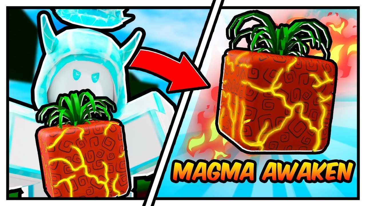 Magma Fruit Has The BEST Awakening... (Roblox Bloxfruit)