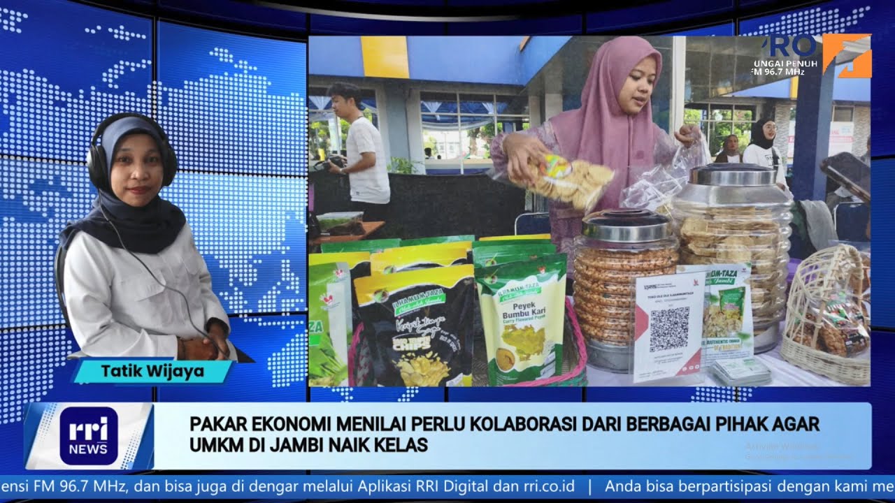 [BERITAS] WBD – Pakar Ekonomi Menilai Perlu Kolaborasi Dari Berbagai Pihak Agar UMKM di Naik Kelas..