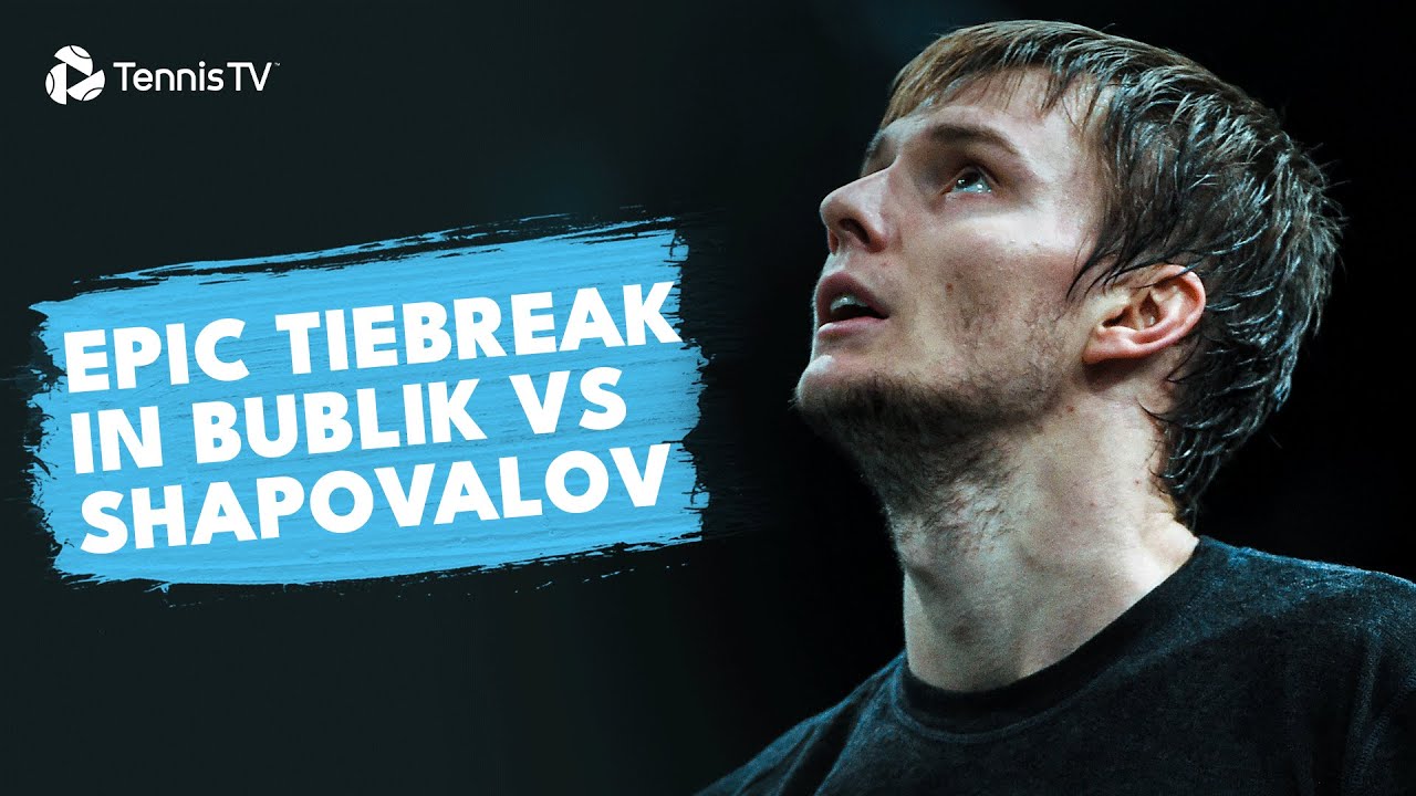 EPIC Tiebreak in Alexander Bublik vs Denis Shapovalov | Montpellier 2024 Highlights