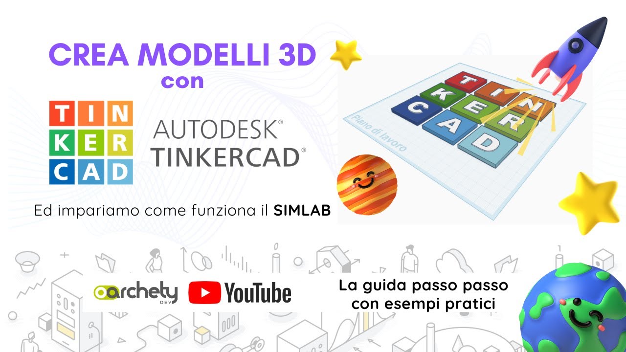 Tinkercad per Principianti 5/15: Strumento Piano di Lavoro e Righello